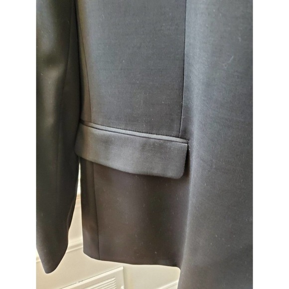 Awearness Kenneth Cole Solid Blue Wool Single Breasted Two Buttons Blazer 54L - Picture 3 of 12